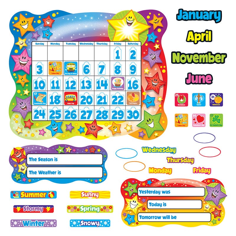 Bb Set Star Calendar (Pack of 2) - Calendars - Trend Enterprises Inc.