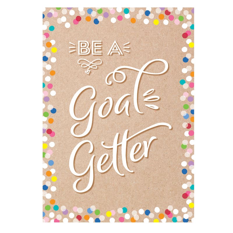 Be A Goal Getter Inspire U Poster (Pack of 12) - Motivational - Creative Teaching Press