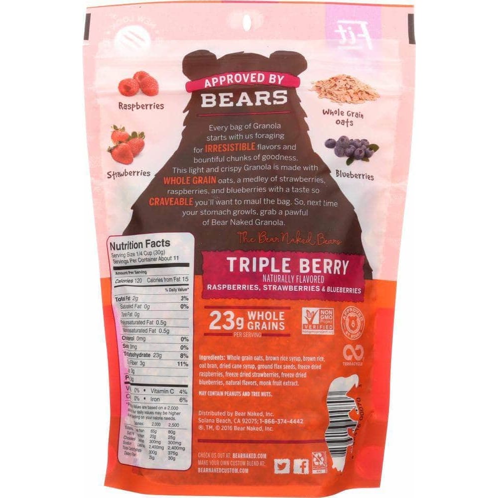 Bear Naked Bear Naked Triple Berry Fit Granola, 12 oz