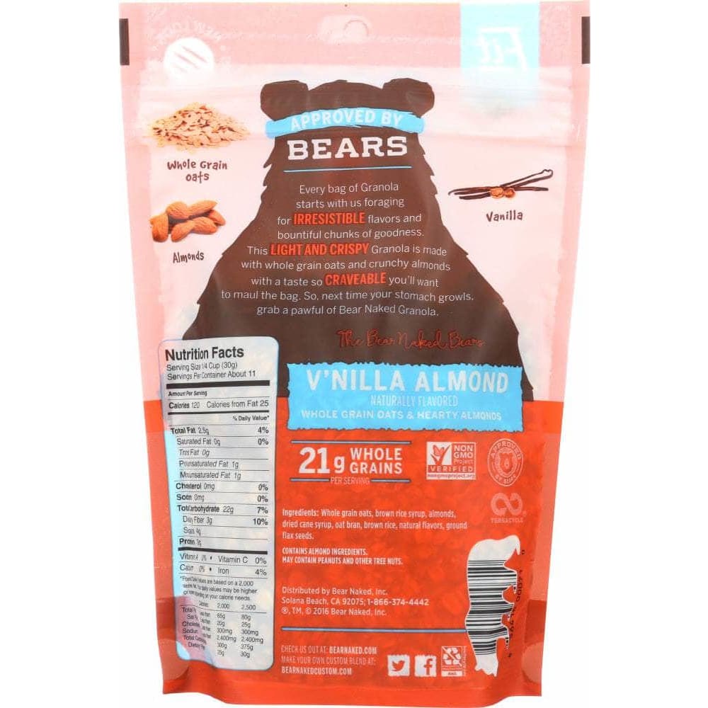 Bear Naked Bear Naked V'nilla Almond Fit Granola, 12 oz