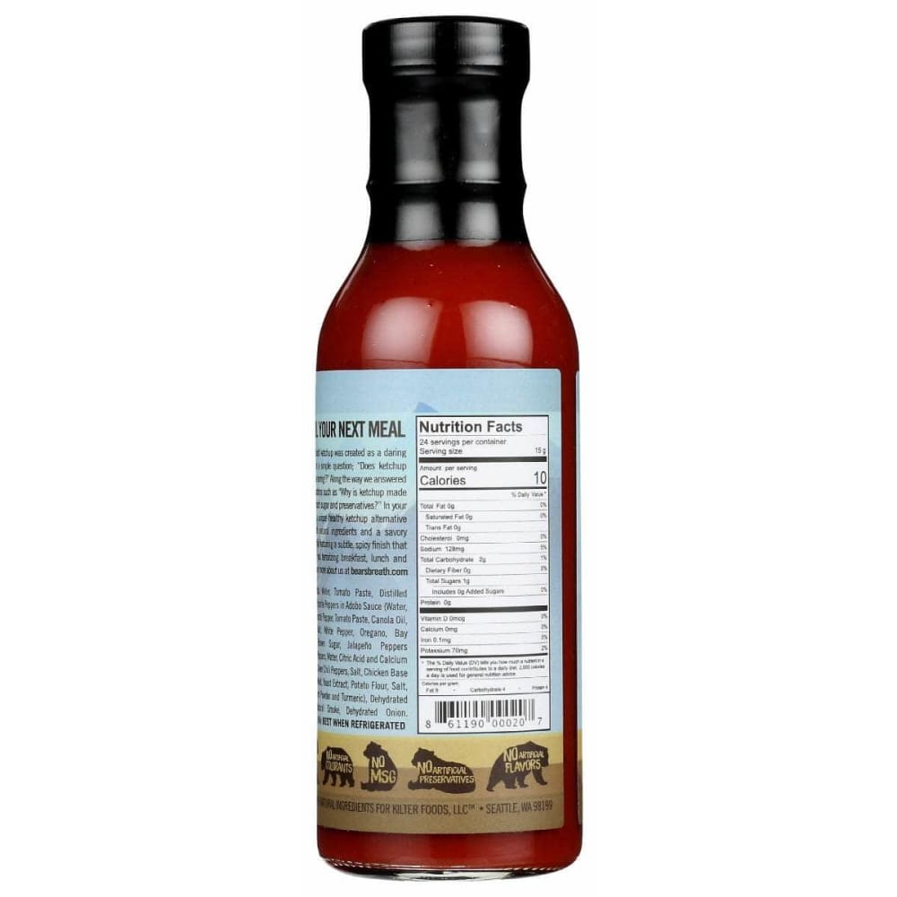 BEARS BREATH Grocery > Pantry > Condiments BEARS BREATH: Ketchup Spicy, 12 oz