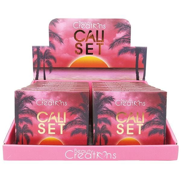 BEAUTY CREATIONS Cali Set Eyeshadow Palette Display Set, 12 pcs