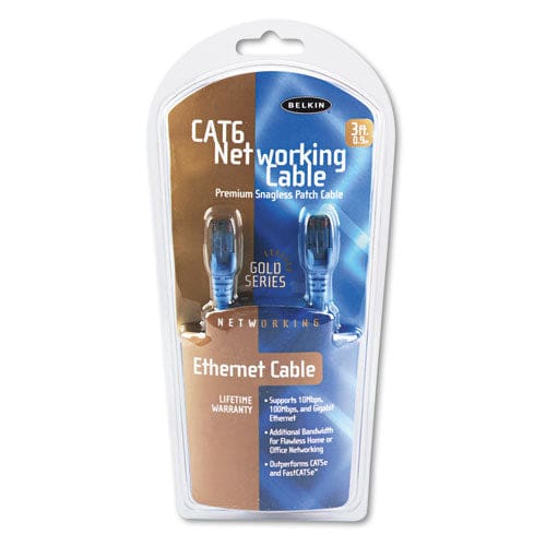 Belkin Cat6 Utp Computer Patch Cable 2 Ft Blue - Technology - Belkin®