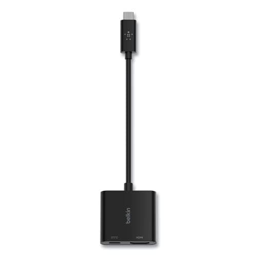 Belkin Usb-c To Hdmi + Charge Adapter Hdmi/usb-c(f)/usb-c(m) 2.53 Black - Technology - Belkin®