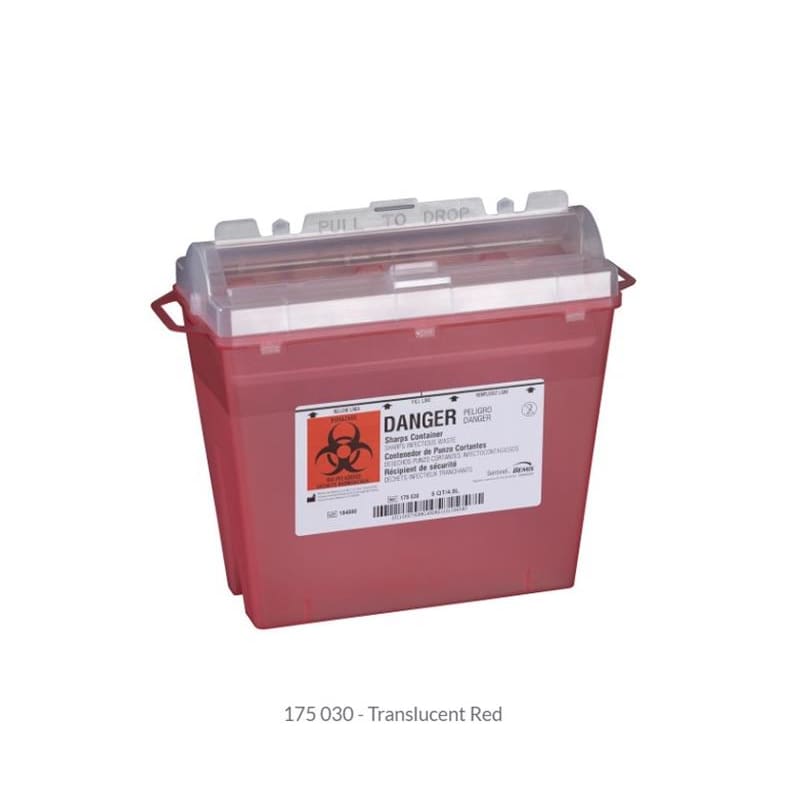 Bemis Manufacturing Sharps Container 5 Qt Red Case of 32 - Item Detail - Bemis Manufacturing