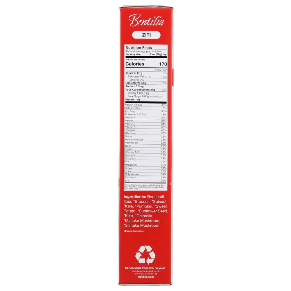 BENTILIA: Zimmunity Pasta 8 oz - Grocery > Meal Ingredients > Noodles & Pasta - BENTILIA