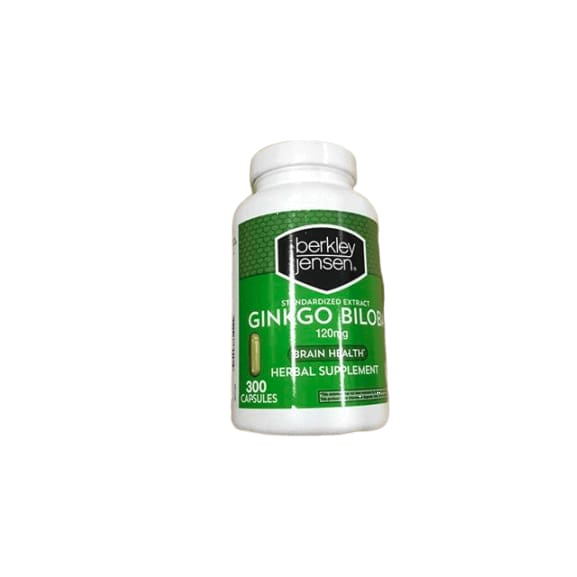 Berkley Jensen 120mg Standardized Extract Gingko Biloba, 300 ct. - ShelHealth.Com