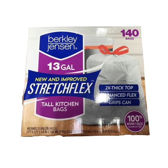 Berkley Jensen 13-Gal. Trash Bags, 140 ct. - ShelHealth.Com