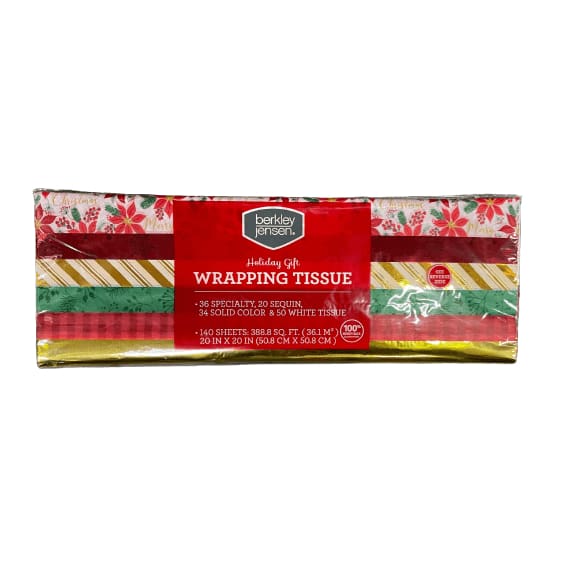 berkley jensen berkley jensen Holiday Gift Wrapping Tissue Variety Pack