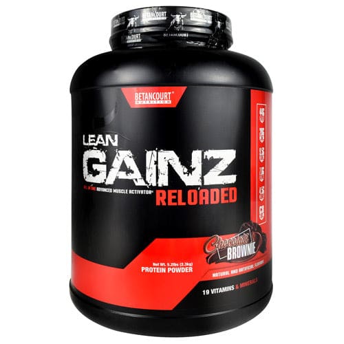 Betancourt Nutrition Lean Gainz Reloaded Chocolate Brownie 16 ea - Betancourt Nutrition