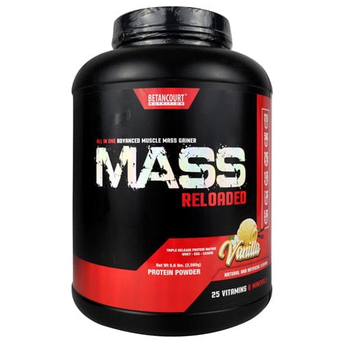 Betancourt Nutrition Mass Reloaded Vanilla 8 ea - Betancourt Nutrition