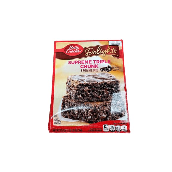 Betty Crocker Betty Crocker Delights Supreme Triple Chunk Brownie Mix, 16.5 oz.