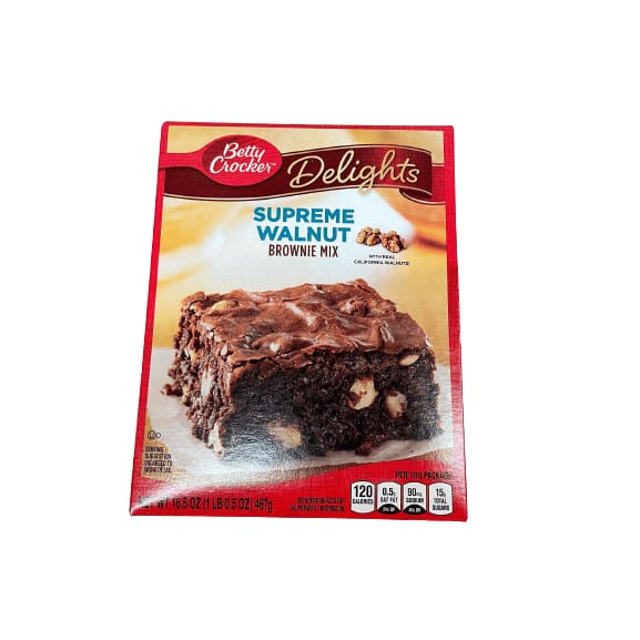 Betty Crocker Betty Crocker Delights Supreme Walnut Brownie Mix, 16.5 oz.