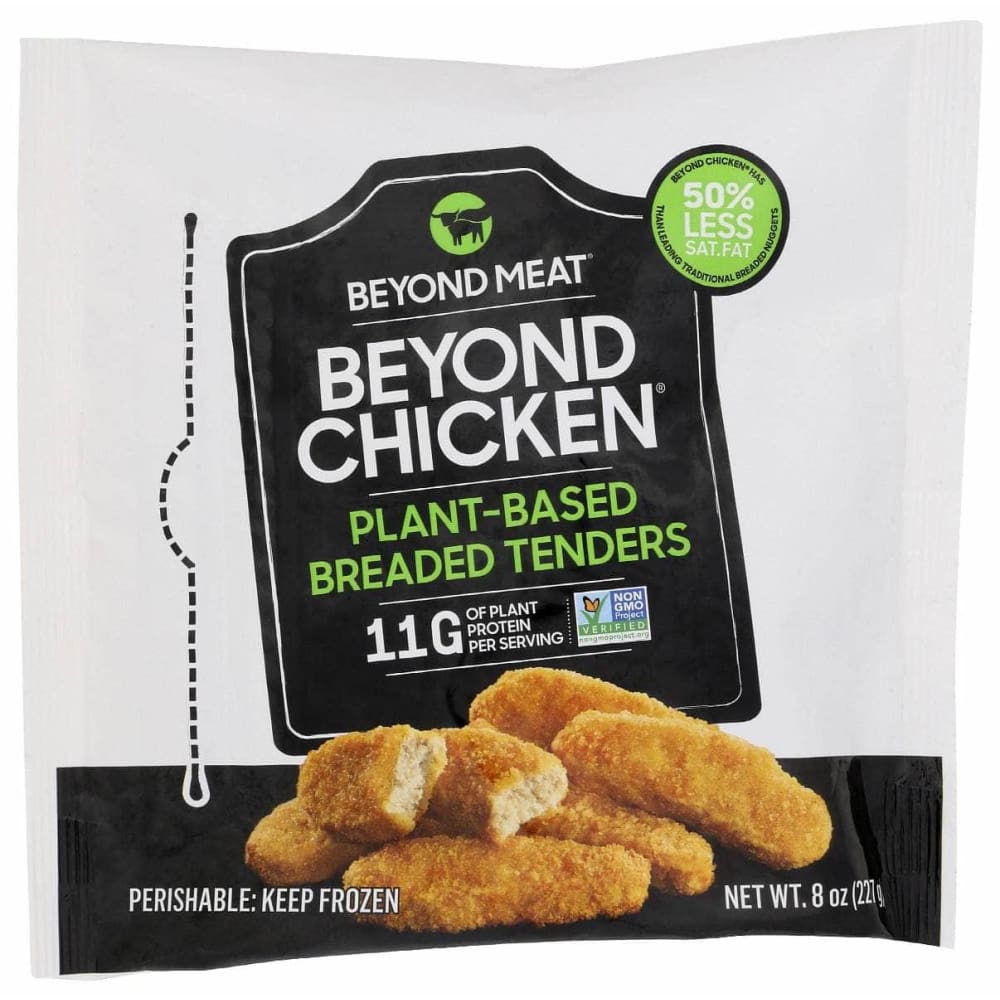 BEYOND MEAT Grocery > Frozen BEYOND MEAT Beyond Chicken Plant Based Breaded Tenders, 8 oz