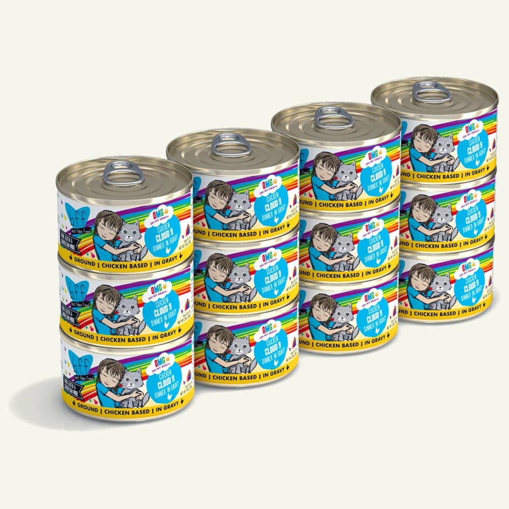 BFF Cat Omg Chicken Cloud 9 Dinner in Gravy 2.8oz. (Case Of 12) - Pet Supplies - BFF