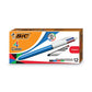 BIC 4-color Multi-function Ballpoint Pen Retractable Medium 1 Mm Black/blue/green/red Ink Blue Barrel - School Supplies - BIC®