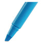 BIC Brite Liner Highlighter Fluorescent Blue Ink Chisel Tip Blue/black Barrel Dozen - School Supplies - BIC®