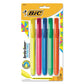 BIC Brite Liner Retractable Highlighter Assorted Ink Colors Chisel Tip Assorted Barrel Colors 5/set - School Supplies - BIC®