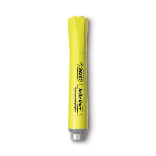 BIC Brite Liner Tank-style Highlighter Value Pack Yellow Ink Chisel Tip Yellow/black Barrel 36/pack - School Supplies - BIC®