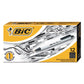 BIC Clic Stic Ballpoint Pen Retractable Medium 1 Mm Black Ink White Barrel Dozen - School Supplies - BIC®