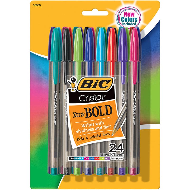 Bic Cristal Xtra Bold Pk Of 24 (Pack of 8) - Pens - Bic Usa Inc