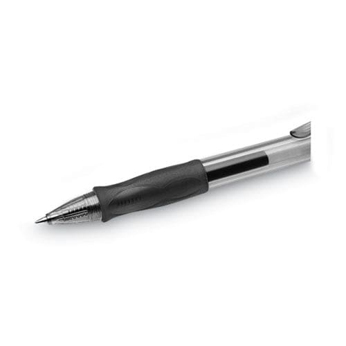 BIC Gel-ocity Gel Pen Retractable Medium 0.7 Mm Black Ink Translucent Black Barrel Dozen - School Supplies - BIC®