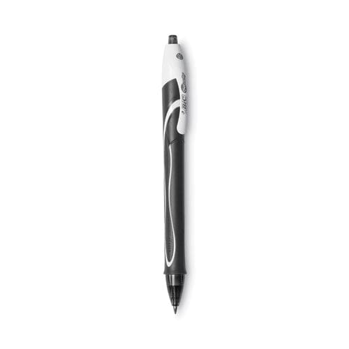 BIC Gel-ocity Quick Dry Gel Pen Retractable Fine 0.5 Mm Black Ink Black Barrel Dozen - School Supplies - BIC®