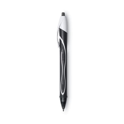 BIC Gel-ocity Quick Dry Gel Pen Retractable Fine 0.5 Mm Black Ink Black Barrel Dozen - School Supplies - BIC®