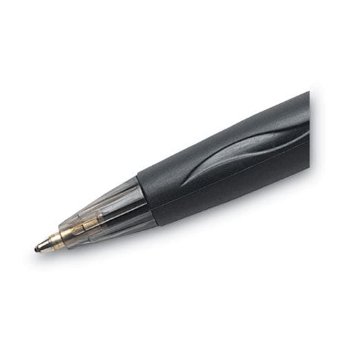 BIC Glide Ballpoint Pen Retractable Medium 1 Mm Black Ink Black Barrel Dozen - School Supplies - BIC®