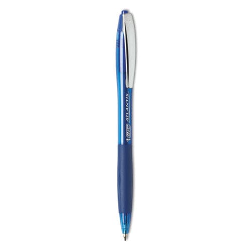 BIC Glide Ballpoint Pen Retractable Medium 1 Mm Blue Ink Blue Barrel Dozen - School Supplies - BIC®