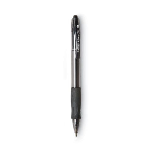 BIC Glide Bold Ballpoint Pen Retractable Bold 1.6 Mm Black Ink Smoke Barrel Dozen - School Supplies - BIC®