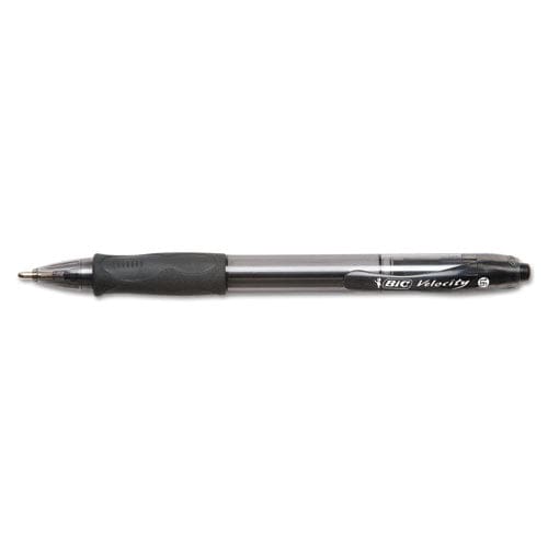 BIC Glide Bold Ballpoint Pen Retractable Bold 1.6 Mm Black Ink Smoke Barrel Dozen - School Supplies - BIC®