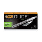 BIC Glide Exact Ballpoint Pen Retractable Fine 0.7 Mm Black Ink Black Barrel Dozen - School Supplies - BIC®