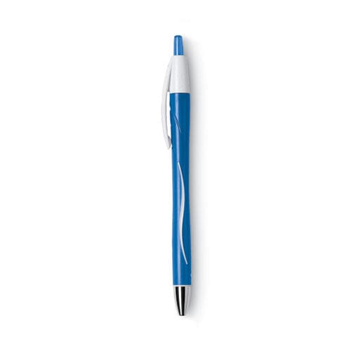 BIC Glide Exact Ballpoint Pen Retractable Fine 0.7 Mm Blue Ink Blue Barrel Dozen - School Supplies - BIC®