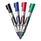 BIC Intensity Advanced Dry Erase Marker Tank-style Broad Chisel Tip Assorted Colors 4/pack - School Supplies - BIC®