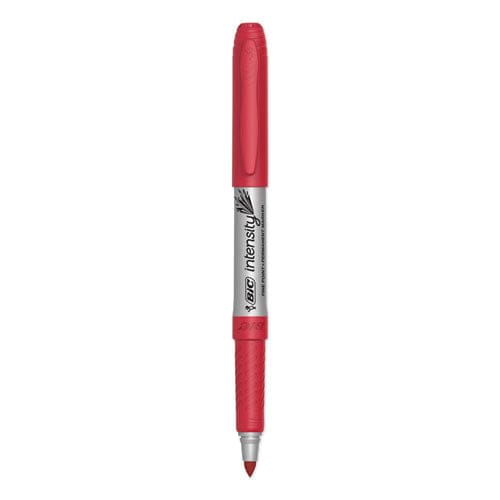 BIC Intensity Fine Tip Permanent Marker Fine Bullet Tip Rambunctious Red Dozen - School Supplies - BIC®