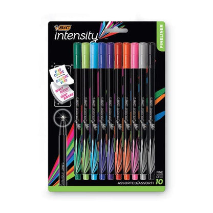 BIC Intensity Porous Point Pen Stick Extra-fine 0.4 Mm Assorted Ink And Barrel Colors 10/pack - School Supplies - BIC®