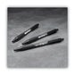 BIC Soft Feel Ballpoint Pen Retractable Fine 0.8 Mm Black Ink Black Barrel Dozen - School Supplies - BIC®