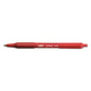 BIC Soft Feel Ballpoint Pen Retractable Medium 1 Mm Red Ink Red Barrel Dozen - School Supplies - BIC®