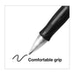 BIC Velocity Easy Glide Ballpoint Pen Retractable Medium 1 Mm Black Ink Translucent Black Barrel Dozen - School Supplies - BIC®