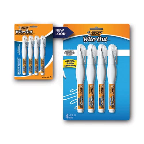 BIC Wite-out Shake ’n Squeeze Correction Pen 8 Ml White 4/pack - School Supplies - BIC®