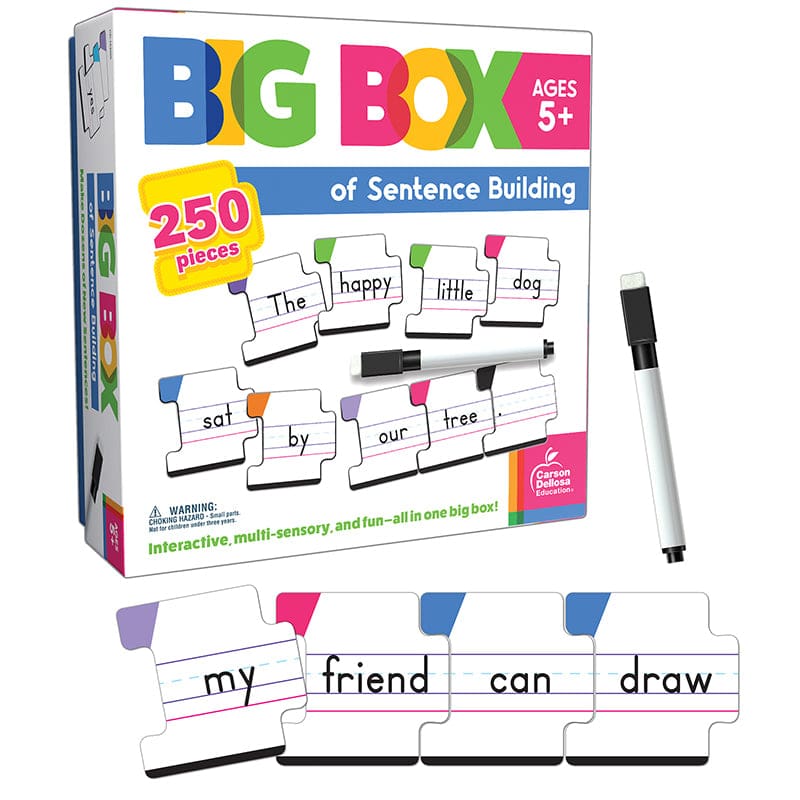 Big Box Of Sentence Building - Language Arts - Carson Dellosa Education