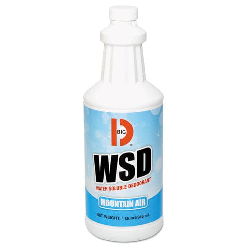 Big D Industries Water-soluble Deodorant Lemon Scent 32 Oz Bottle 12/carton - Janitorial & Sanitation - Big D Industries