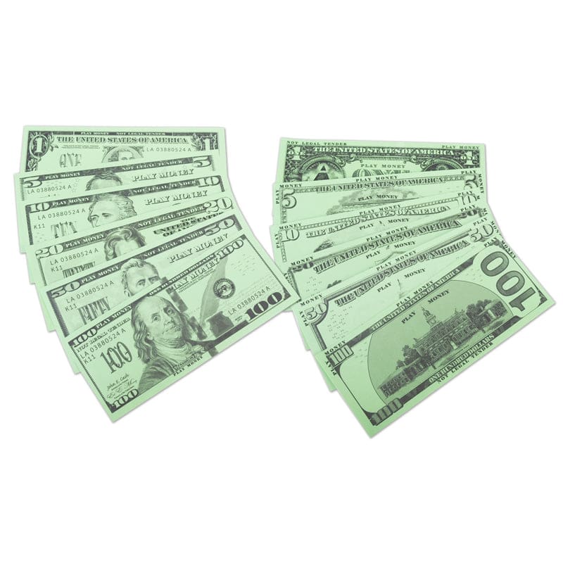 Bill Set (Pack of 8) - Money - Learning Advantage