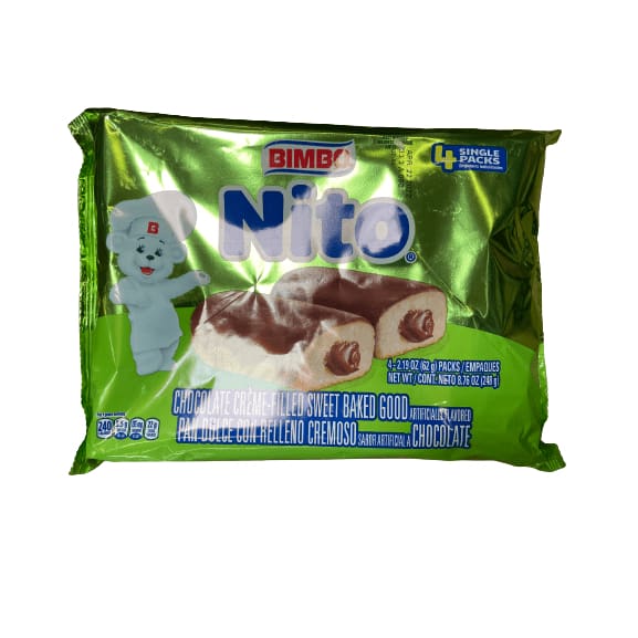 Bimbo Bimbo Nito Creme-Filled Sweet Roll, 4 count, 8.76 oz