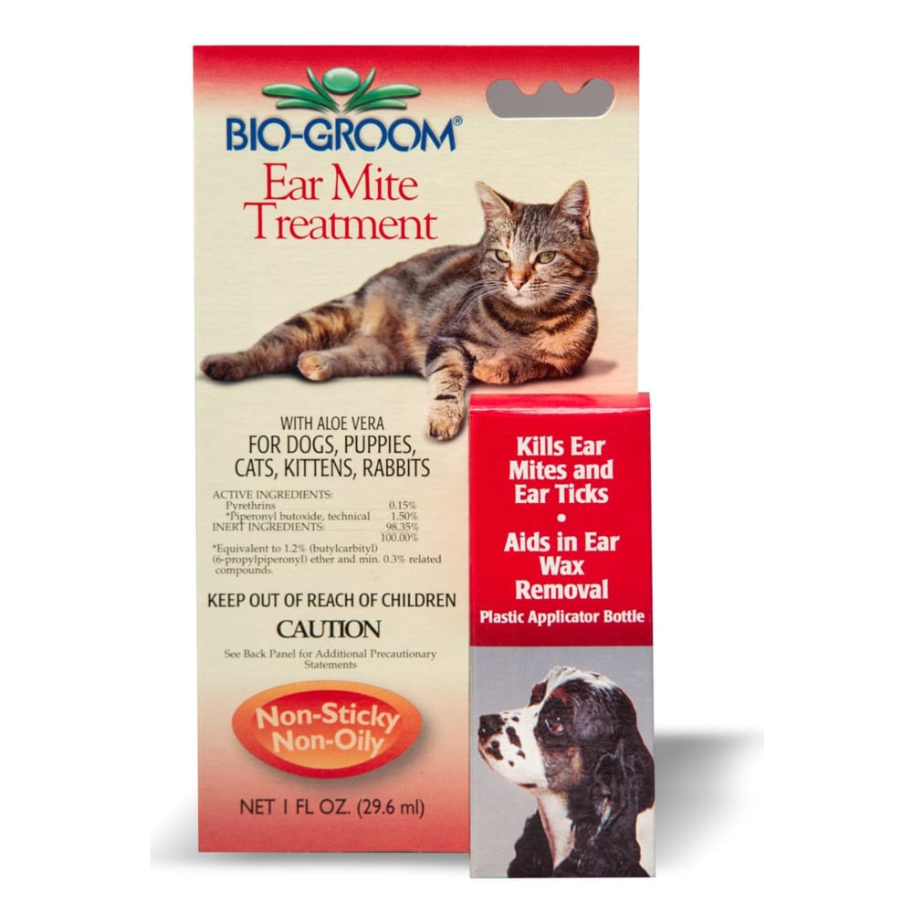 Bio Groom Ear Mite Treatment 1 oz - Pet Supplies - Bio Groom