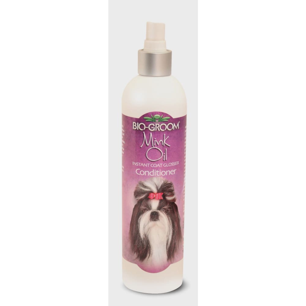 Bio Groom Mink Oil Conditioner Spray 12 fl. oz - Pet Supplies - Bio Groom