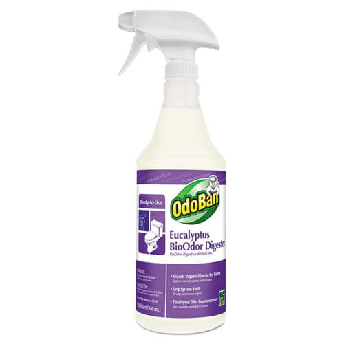 Bioodor Digester Eucalyptus Scent 32 Oz Spray Bottle 12/carton - Janitorial & Sanitation - OdoBan®