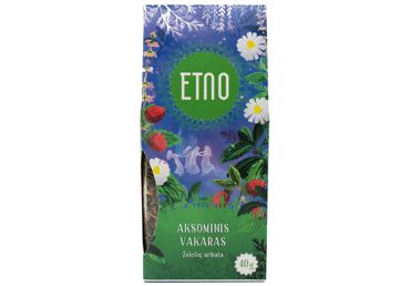 Etno Instant Herbal Tea (Aksominis Vakaras) Tea Bags 22 pcs. - Etno