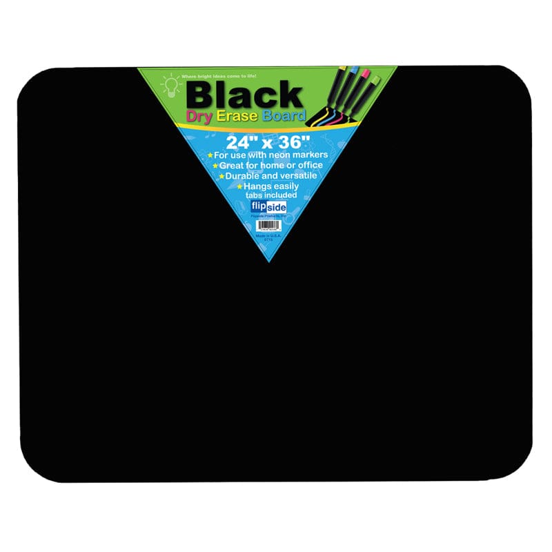 Black Dry Erase Board 24 X 36 - Dry Erase Boards - Flipside